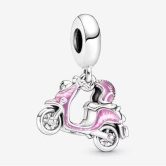 Pandora Pink Scooter Charm - Picture 1 of 4